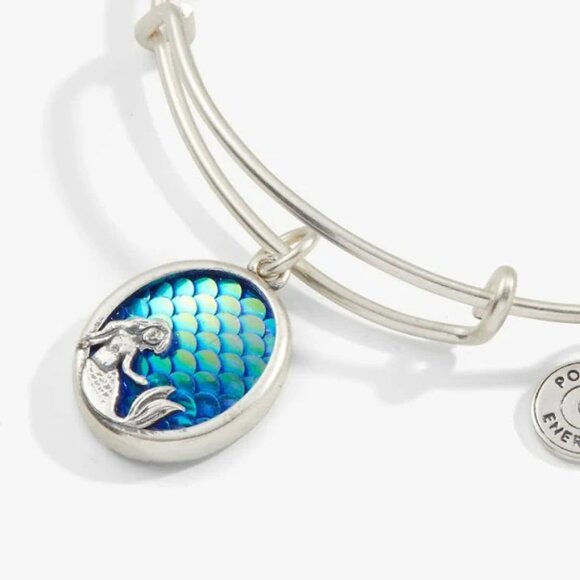 NEW! ALEX + ANI IRIDESCENT MERMAID CHARM BRACELET - Picture 3 of 3
